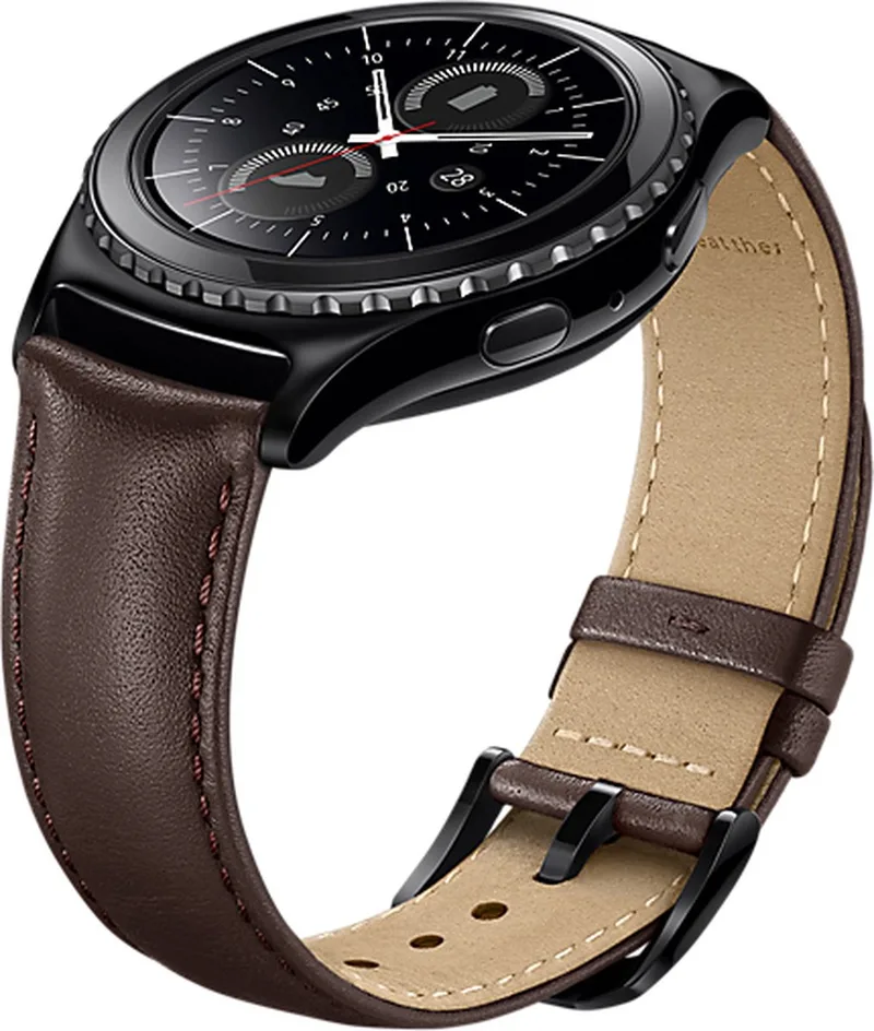 Leren bandje van Samsung in Bruin – productfoto