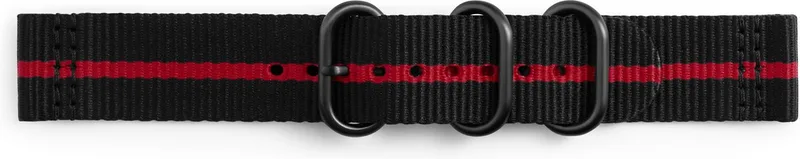 Nylon bandje by Samsung in Black, Red – product photo