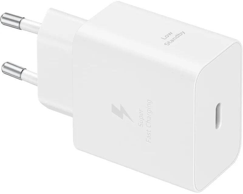Power Adapter - 45 Watt - Wit van Samsung in Zonder Kabel – productfoto