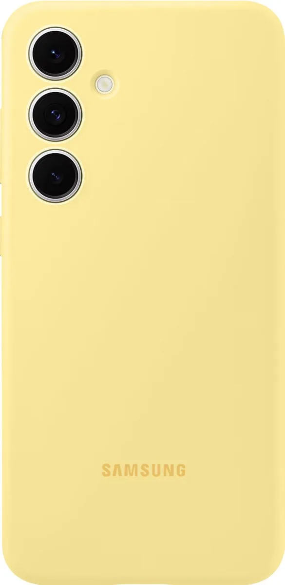 Silicone Case - Geschikt voor Samsung Galaxy S24 FE by Samsung in Yellow – product photo