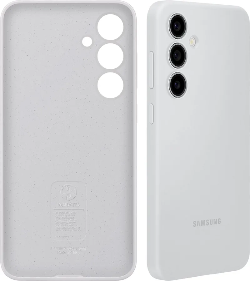 Silicone Case - Geschikt voor Samsung Galaxy S24 FE by Samsung in Grey – product photo
