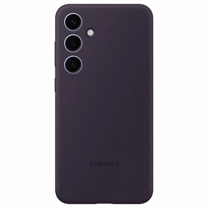 Silicone Case - Geschikt voor Samsung Galaxy S24 Plus by Samsung in Dark Violet – product photo
