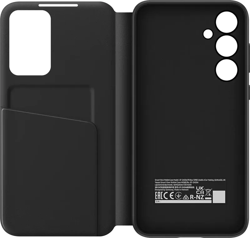 Smart View Wallet Case - Galaxy A55 5G by Samsung in Black – product photo