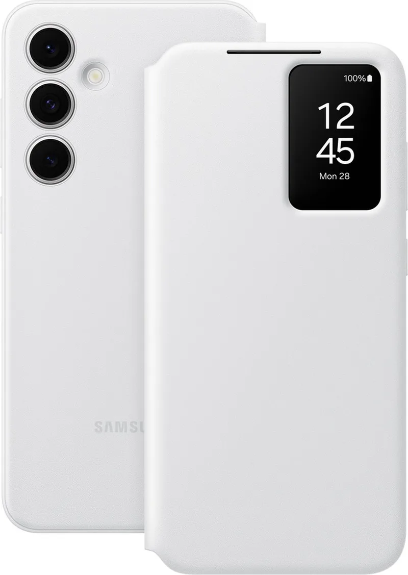 Smart View Wallet Case - Geschikt voor Samsung Galaxy S24 FE by Samsung in White – product photo