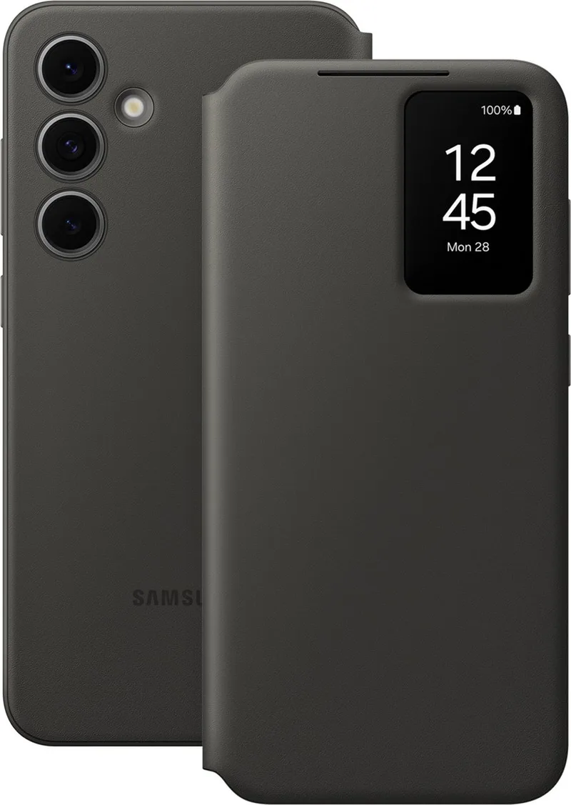 Smart View Wallet Case - Geschikt voor Samsung Galaxy S24 FE by Samsung in Black – product photo