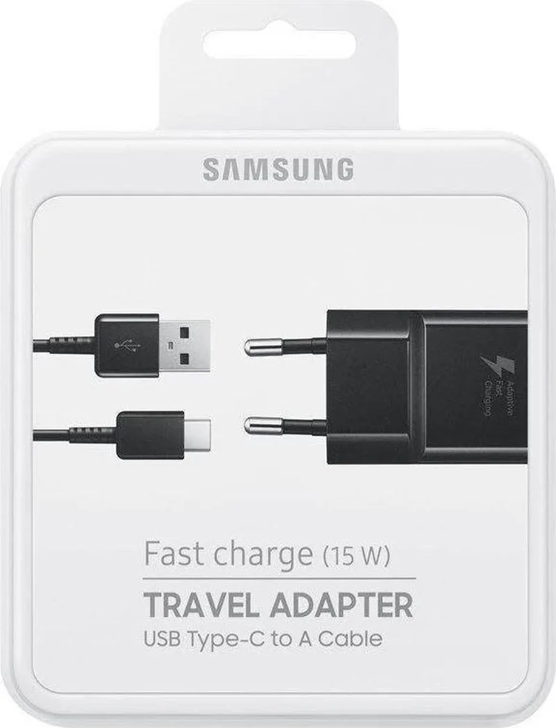 Snellader - travel adapter Type-C - Black by Samsung in Black – product photo