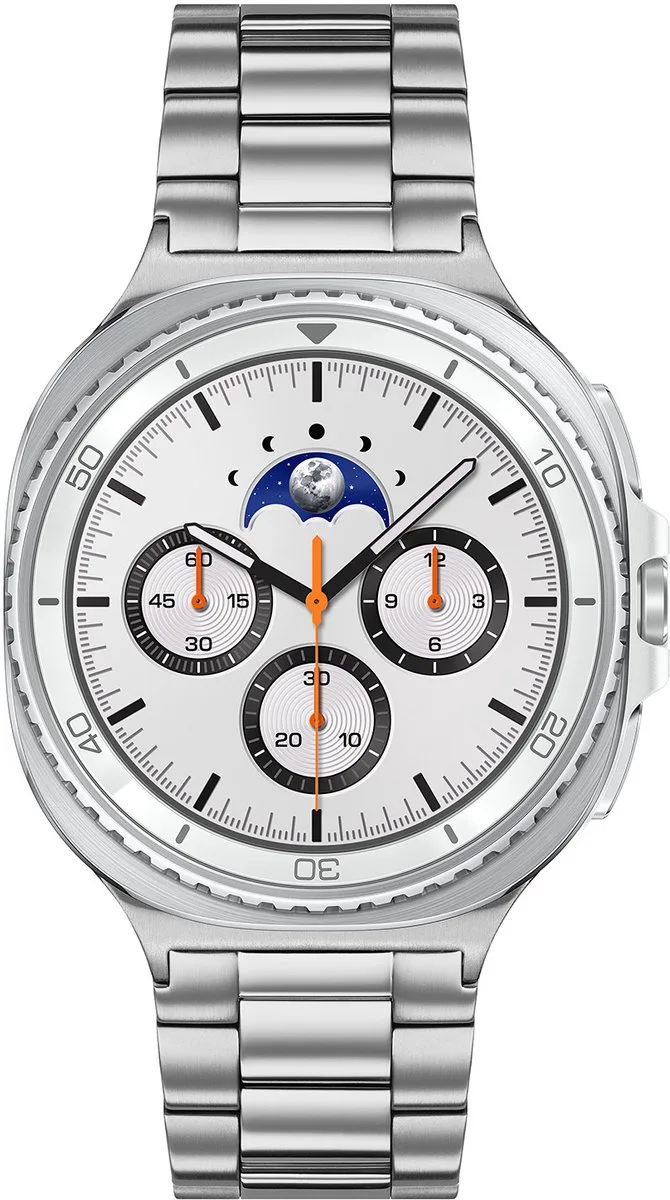 Special Edition Galaxy Watch 8 CLASSIC Wit/Zilverkl Staal 46mm by Samsung in White – product photo