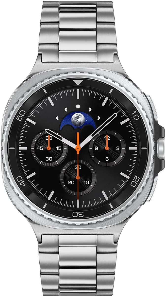 Special Edition Galaxy Watch 8 CLASSIC Zwart/Zilverkl Staal 46mm by Samsung in Silver – product photo