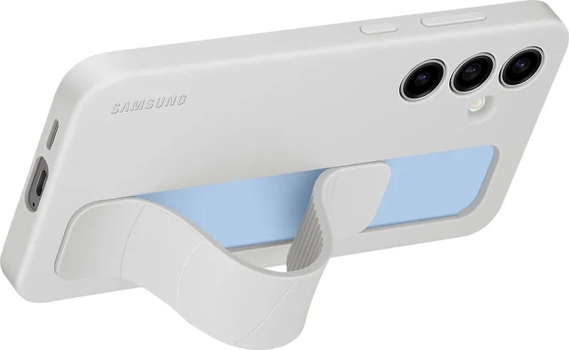 Standing Grip Case - Geschikt voor Samsung Galaxy S24 FE von Samsung in Grau – Produktfoto