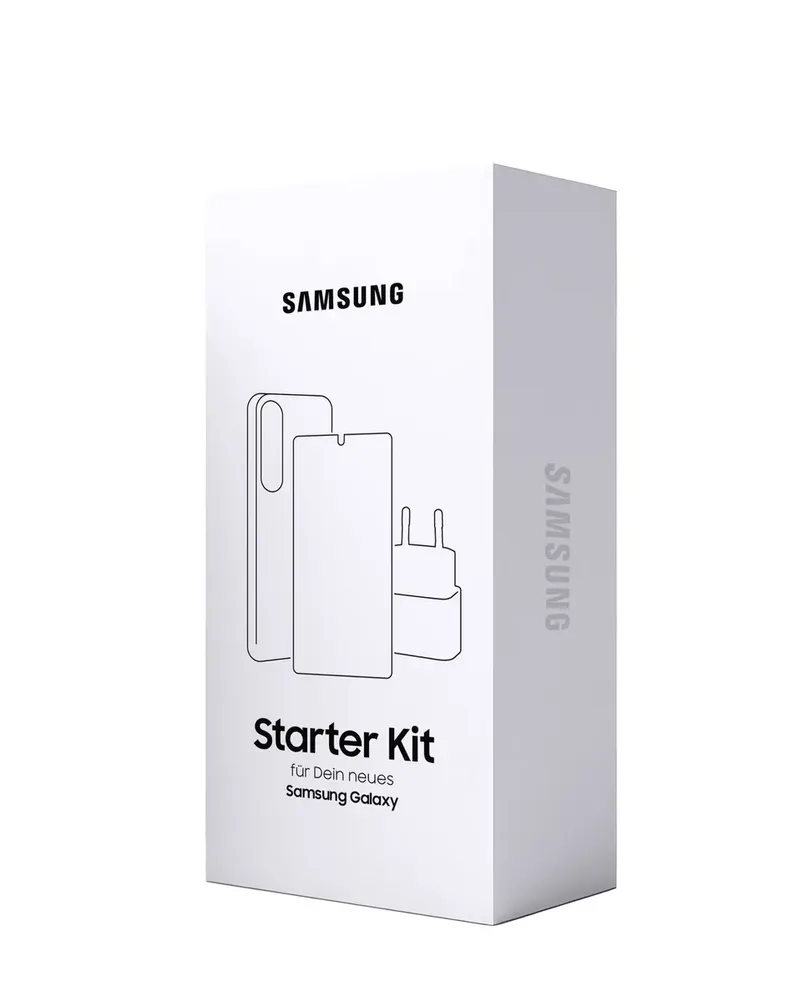 Starterkit Hülle + Schutzglas + Ladegerät Set Samsung Galaxy A57 Transparent, Weiß 40-62-8240 de Samsung – photo produit