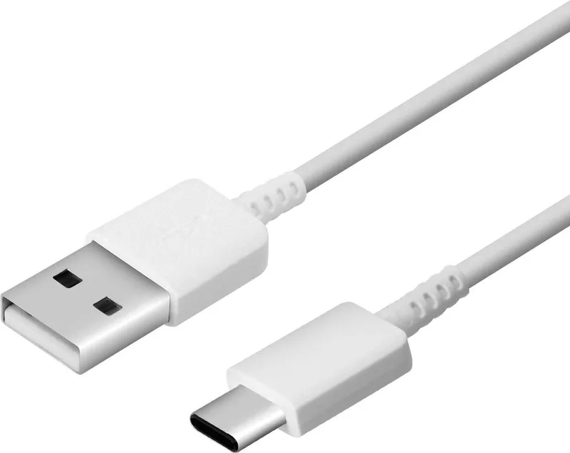 USB-A naar USB-C Kabel Origineel - 80cm de Samsung en Blanc – photo produit
