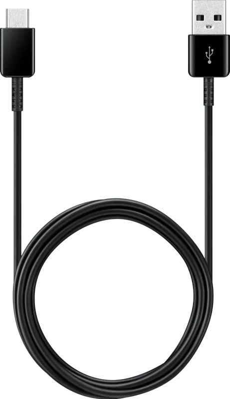 USB-A nach USB-C-Kabel 1,5 m Kunststoff Schwarz van Samsung – productfoto
