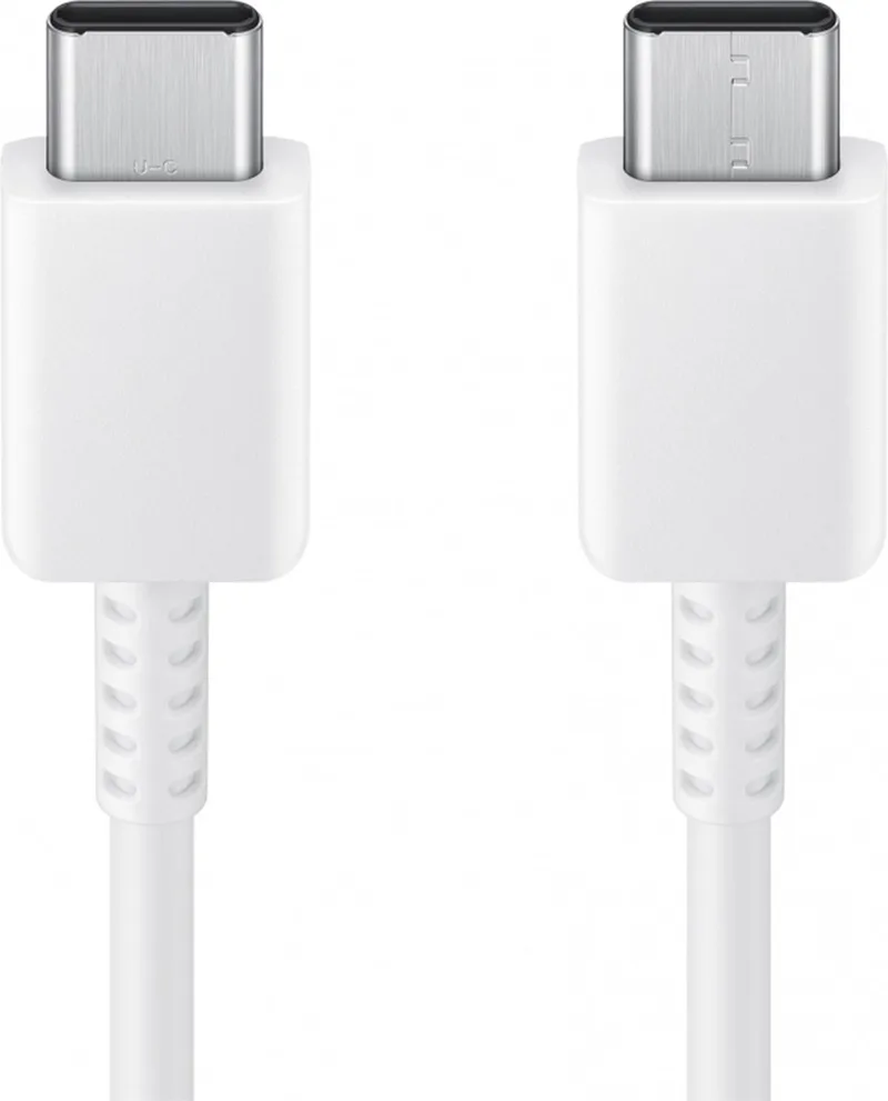 Usb-C Kabel 1 Meter Voor Galaxy S21 S22 S23 S24 S23 Ultra White de Samsung en Transparent – photo produit