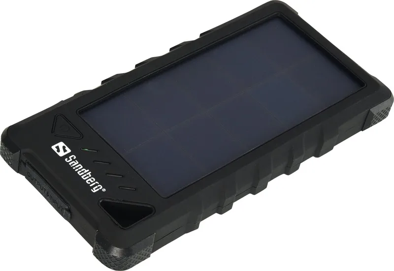 Outdoor Solar Powerbank 16000 de Sandberg en Noir – photo produit