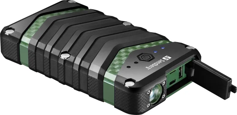 Sandberg - 420-36 - Survivor Powerbank - 20100 mAh van Sandberg in Zwart, Groen – productfoto