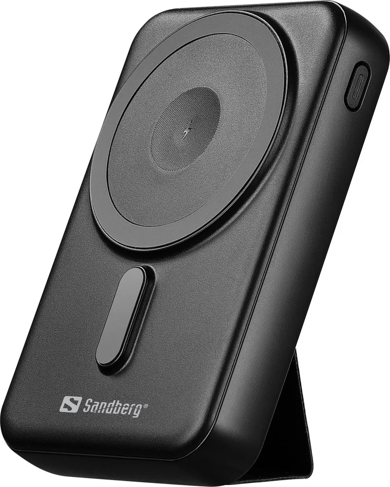 Sandberg 420-94 - Magnet Wireless Powerbank 10000 - slimme powerbank met een reeks oplaadfuncties de Sandberg en Noir – photo produit