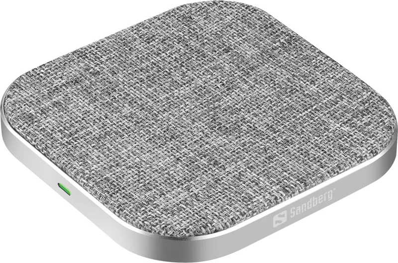 Sandberg - 441-23 - Wireless Charger Pad 15W - oplaadstation von Sandberg in Grau – Produktfoto