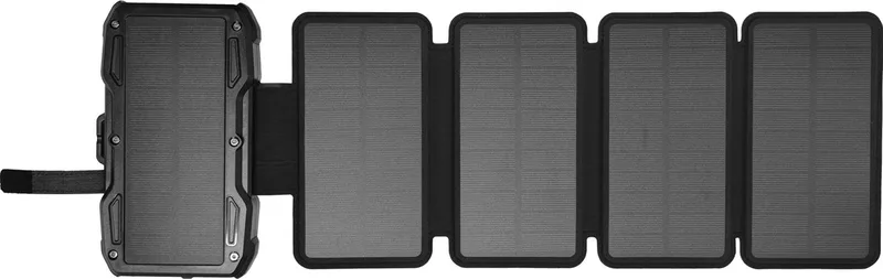 Solar 5-Panel Powerbank 10000 by Sandberg in Black – product photo