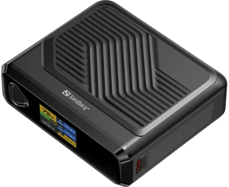 Travel Powerbank 20000 PD100W by Sandberg in Black – product photo