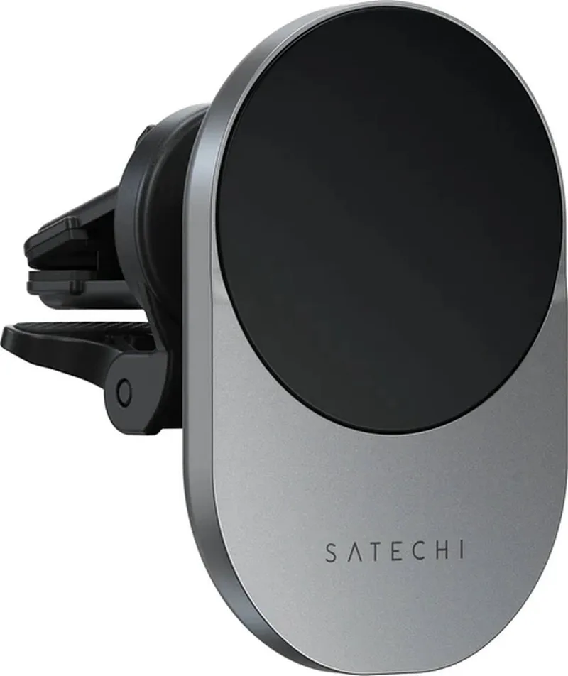 Qi2 wireless car charger - draadloze auto lader by Satechi in Grey – product photo