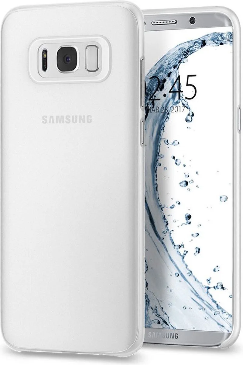 Air Skin Galaxy S8 Soft Clear från Spigen i Transparent – produktbild