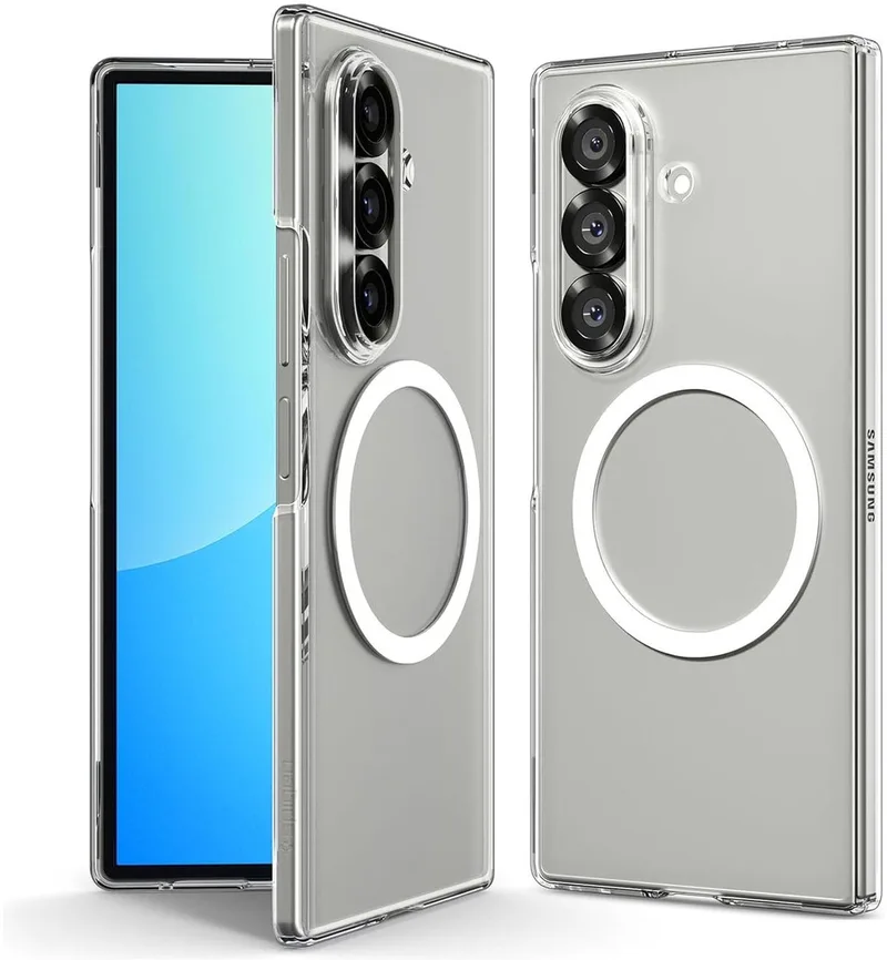 Air Skin MagFit Samsung Galaxy Z Fold 7 Hoesje MagSafe by Spigen in Transparent – product photo