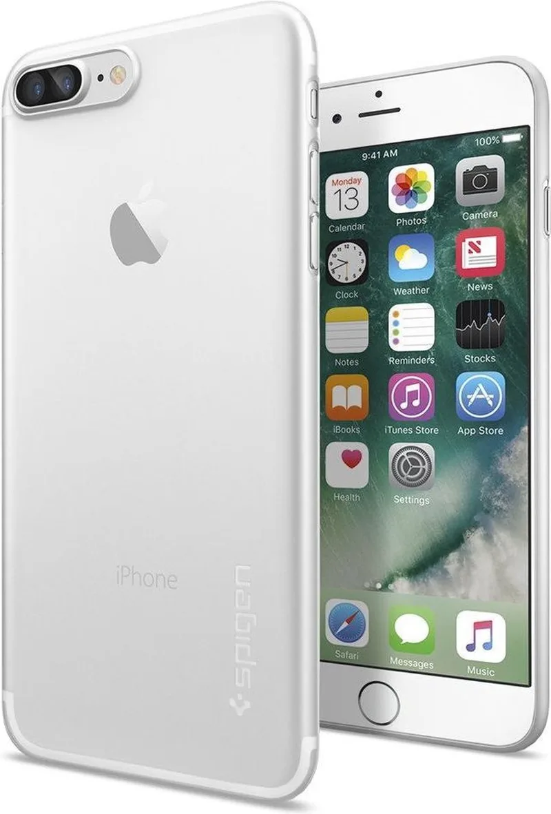 AirSkin Hoesje Apple iPhone 7 Plus / 8 Plus by Spigen in Transparent – product photo