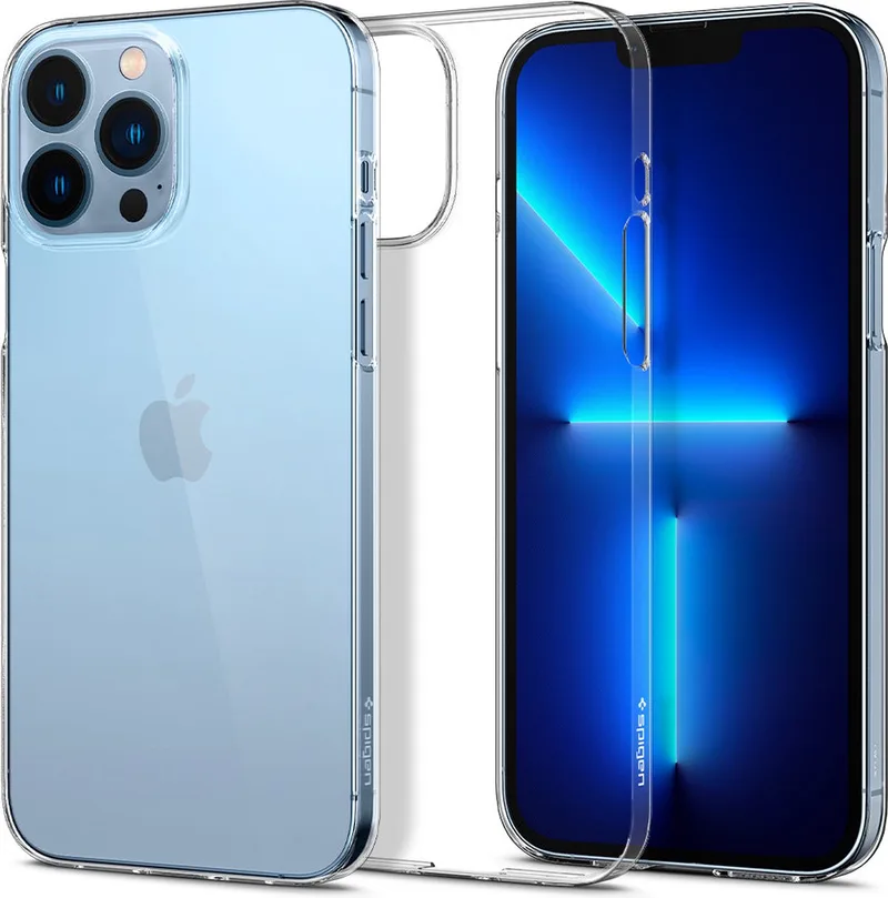AirSkin iPhone 13 Pro Max hoesje von Spigen in Transparent – Produktfoto