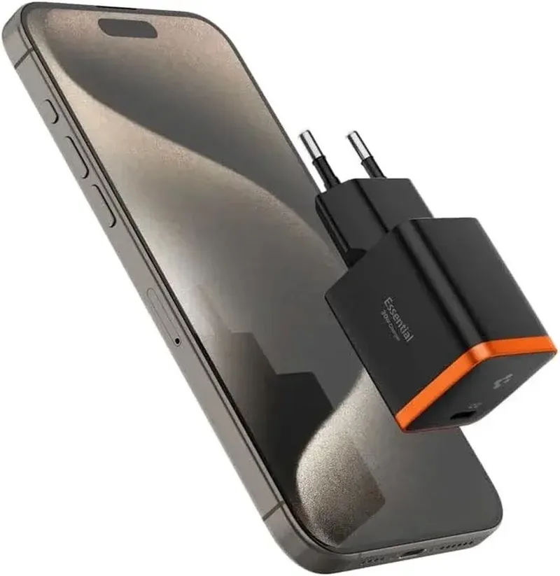 ArcStation Essential USB-C Oplader 30W Quick Charge by Spigen in Black – product photo