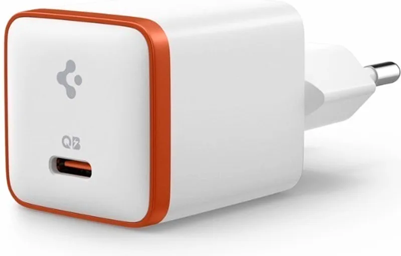 ArcStation Essential | USB-C Wall Charger 30 watt by Spigen in White – product photo