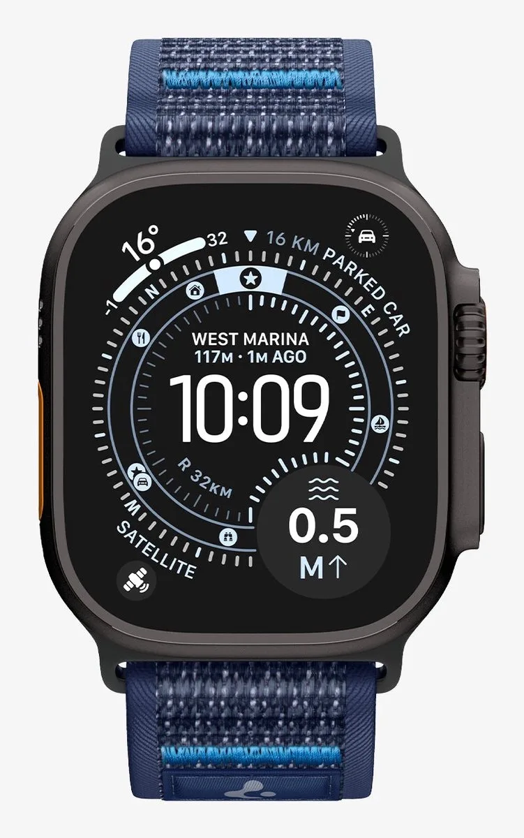 Athlex Air 2 Active Band, Marineblauw - Apple Watch 49Mm/46Mm/45Mm/44Mm by Spigen in Transparent – product photo