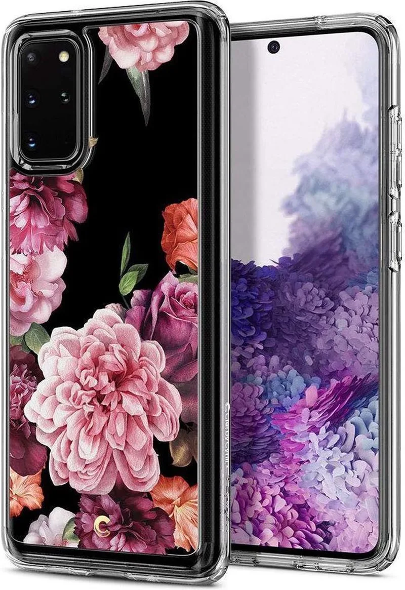 Ciel by Cyrill Cecile Samsung S20 Plus Hoesje Rose Floral by Spigen in Pink – product photo
