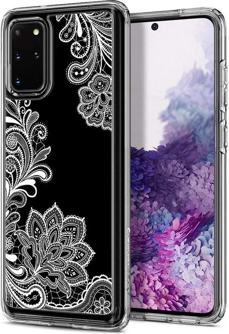 Ciel by Cyrill Samsung Galaxy S20 Plus Hoesje White Mandala van Spigen in Wit – productfoto