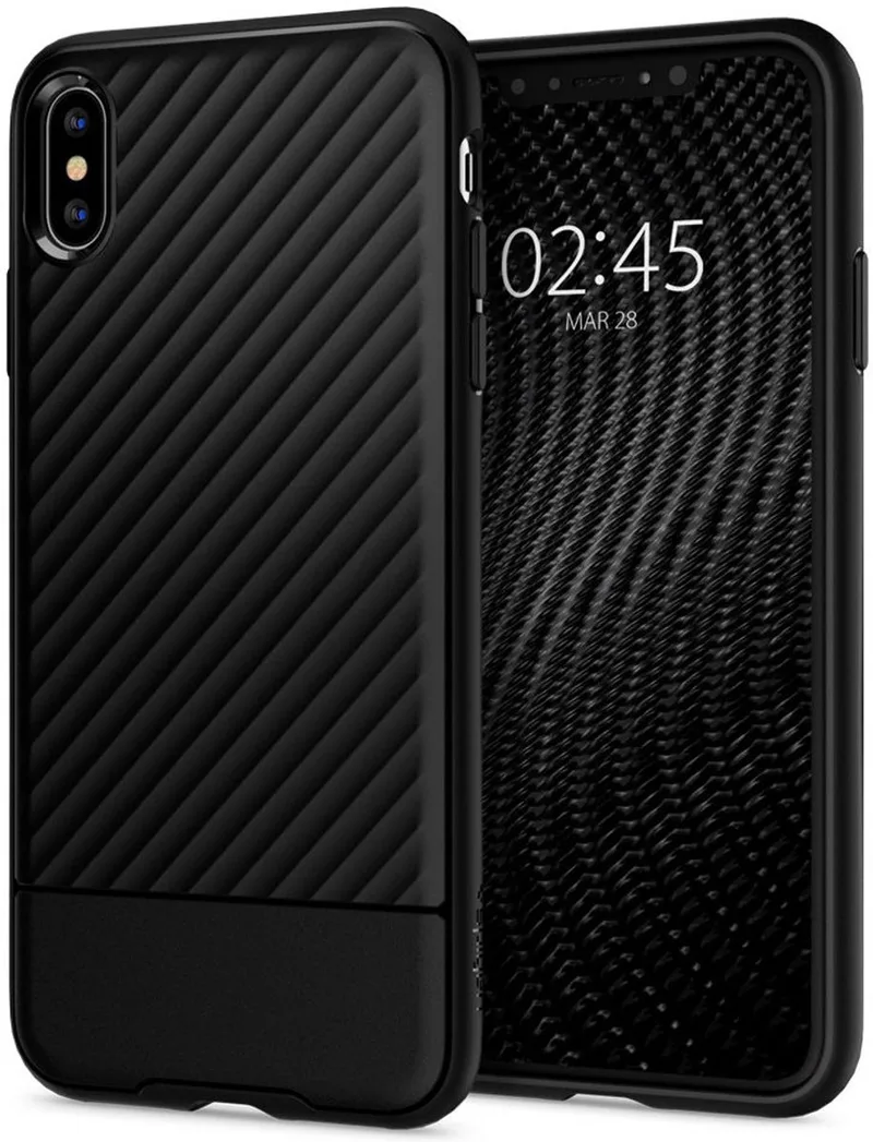 Core Armor Case Flexibel TPU Hoesje Apple iPhone XS Max by Spigen in Black – product photo