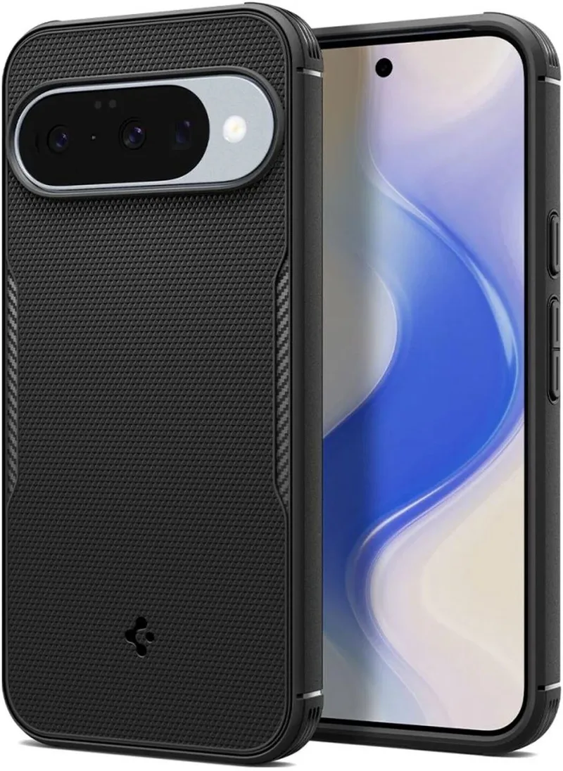 Core Armor MagFit - Hoesje Geschikt voor Google Pixel 10 / 10 Pro - Back Cover Compatibel met MagSafe / Qi2 - Militaire Standaard - Air Cushion by Spigen in Black – product photo