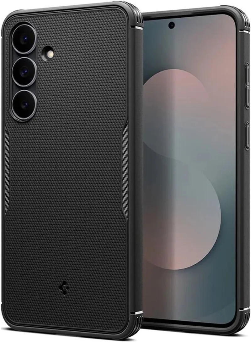 Core Armor MagFit - Hoesje Geschikt voor Samsung Galaxy S25 FE - Back Cover Compatibel met MagSafe / Qi2 - Militaire Standaard - Air Cushion by Spigen in Black – product photo