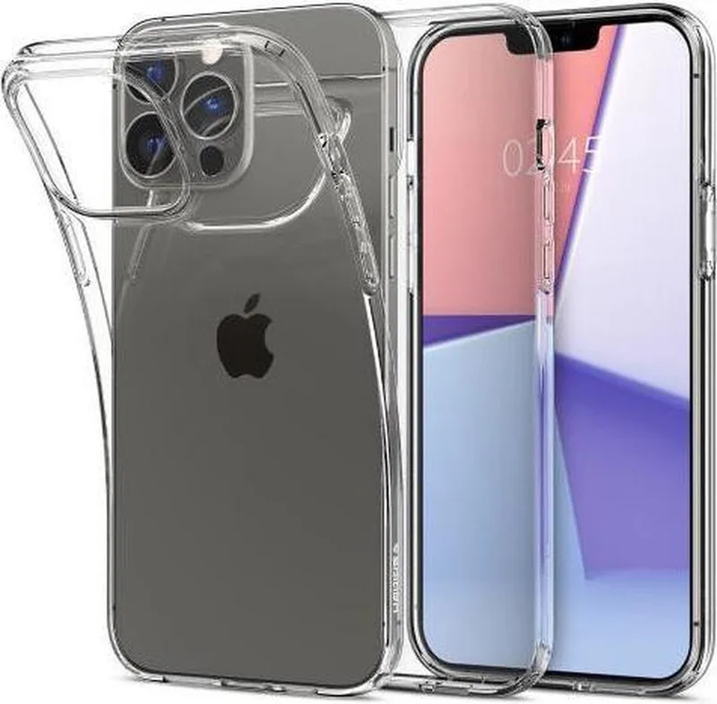 Crystal Flex Apple iPhone 13 Pro Hoesje van Spigen in Transparant – productfoto