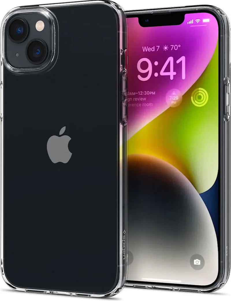 Crystal Flex Geschikt voor Apple iPhone 14 Plus Back Cover van Spigen in Transparant – productfoto