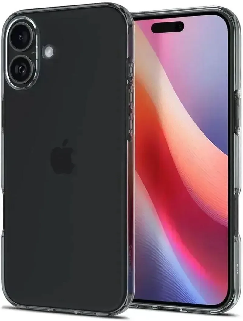 Crystal Flex | Hoesje Geschikt voor Apple iPhone 16 Plus | Back Cover TPU | Space Crystal by Spigen in Grey – product photo
