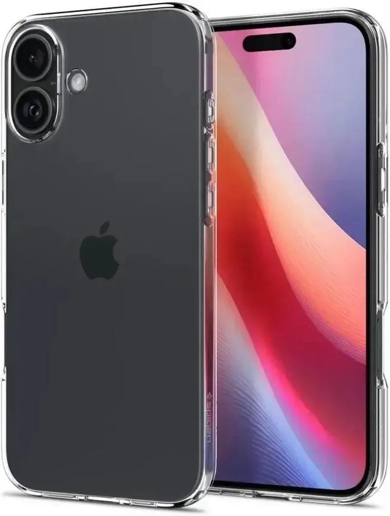 Crystal Flex | Hoesje Geschikt voor Apple iPhone 16 Plus | Back Cover TPU de Spigen en Transparent – photo produit