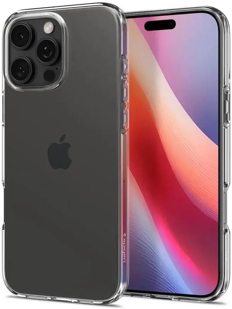Crystal Flex | Hoesje Geschikt voor Apple iPhone 16 Pro Max | Back Cover TPU van Spigen in Transparant – productfoto
