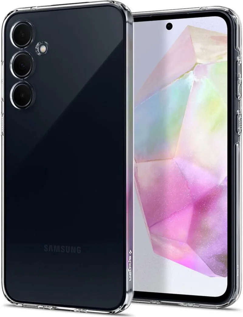 Crystal Flex - Hoesje Geschikt voor Samsung Galaxy A35 - Back Cover TPU von Spigen in Transparent – Produktfoto