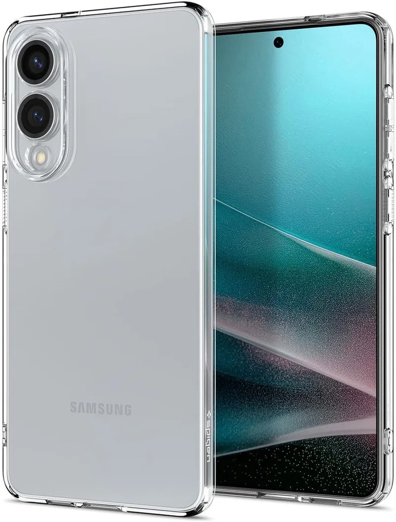 Crystal Flex | Hoesje Geschikt voor Samsung Galaxy S25 Edge | Back Cover TPU by Spigen in Transparent – product photo