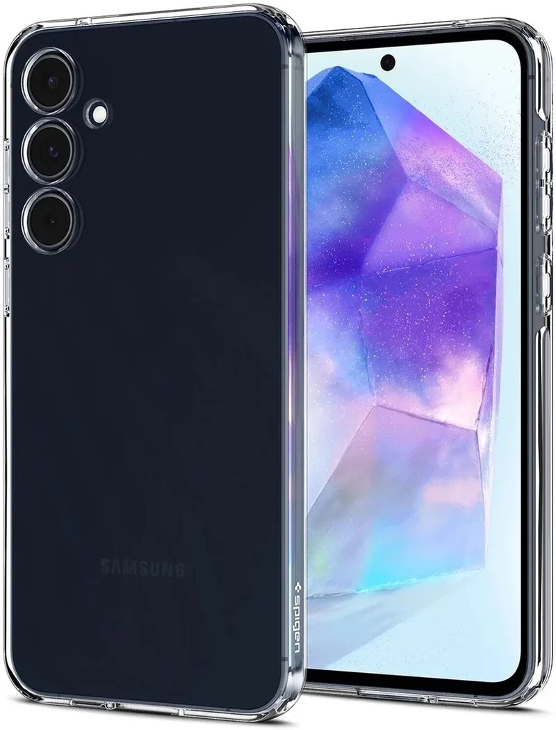 Crystal Flex Samsung Galaxy A55 Hoesje Back Cover by Spigen in Transparent – product photo