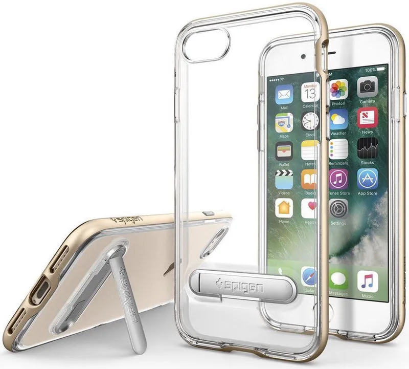 Crystal Hybrid Apple iPhone 7 / 8 Case Champagne by Spigen in Gold – product photo