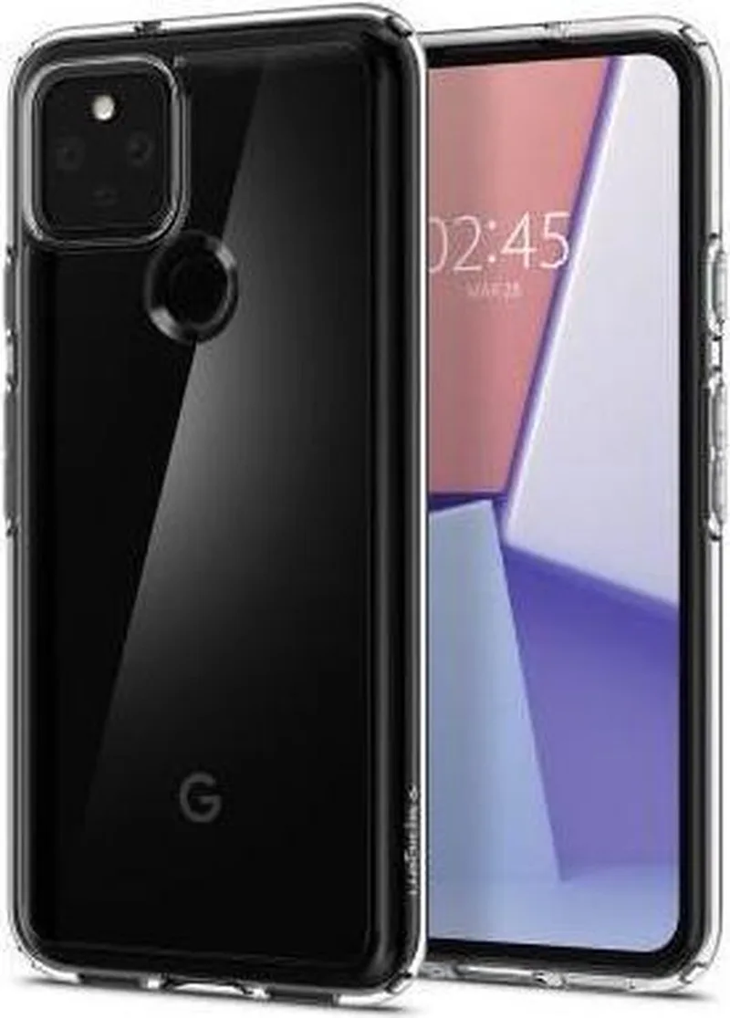 Crystal Hybrid Google Pixel 5 Hoesje by Spigen in Transparent – product photo
