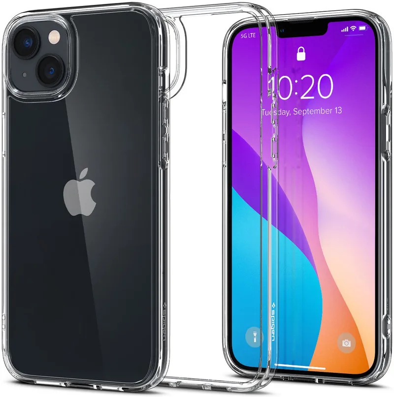 Crystal Hybrid Hoesje Geschikt voor Apple iPhone 14 Plus by Spigen in Transparent – product photo