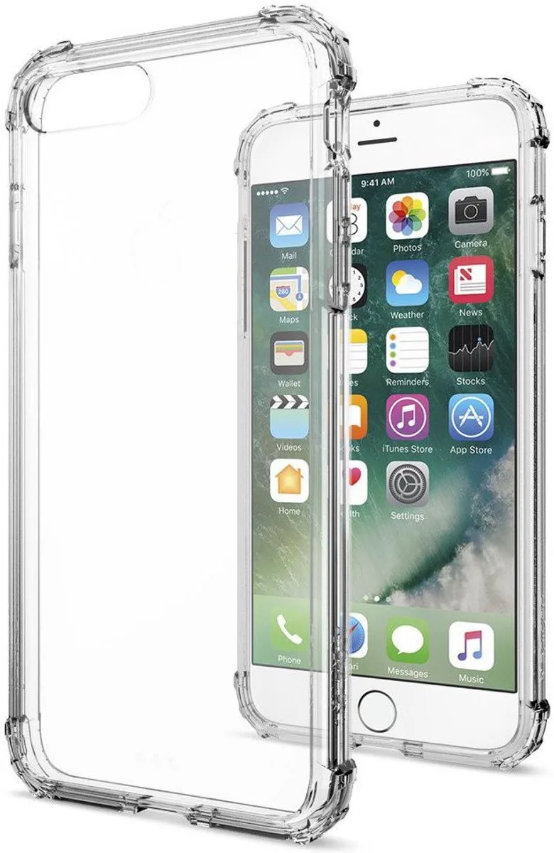 Crystal Shell Hoesje Apple iPhone 7 Plus / 8 Plus Clear by Spigen in Transparent – product photo