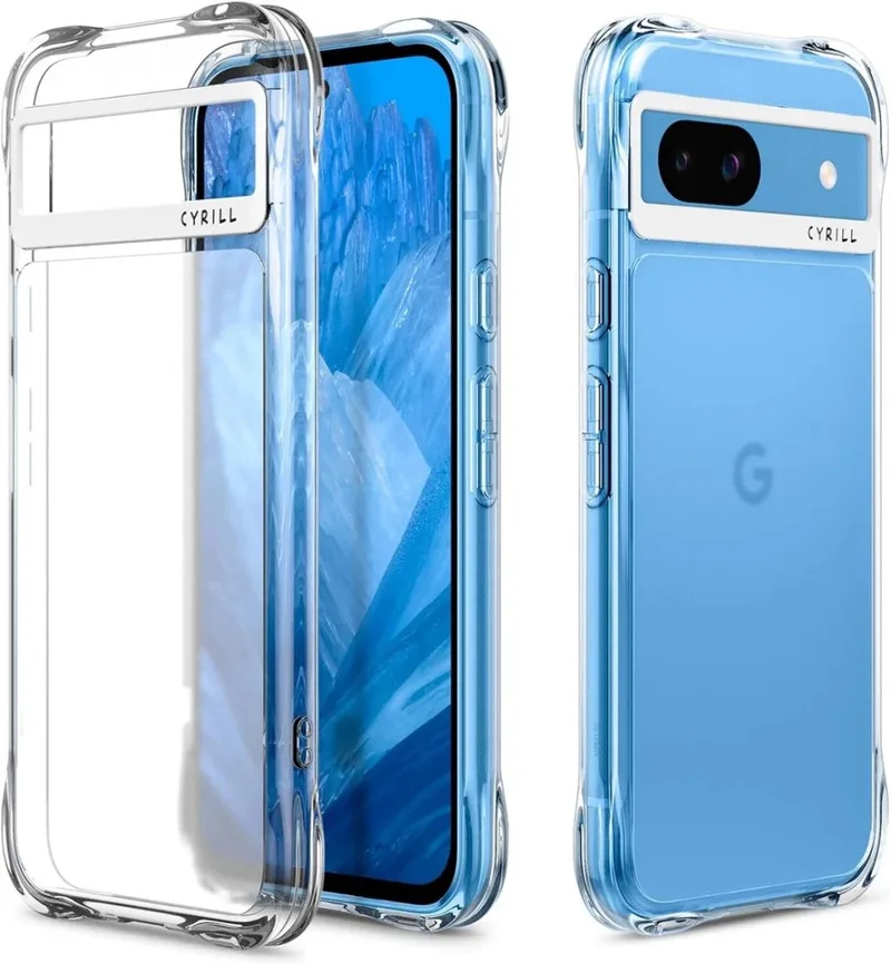 Cyrill Cecile Hoesje Geschikt voor Google Pixel 8a - Back Cover Matte by Spigen in Transparent – product photo