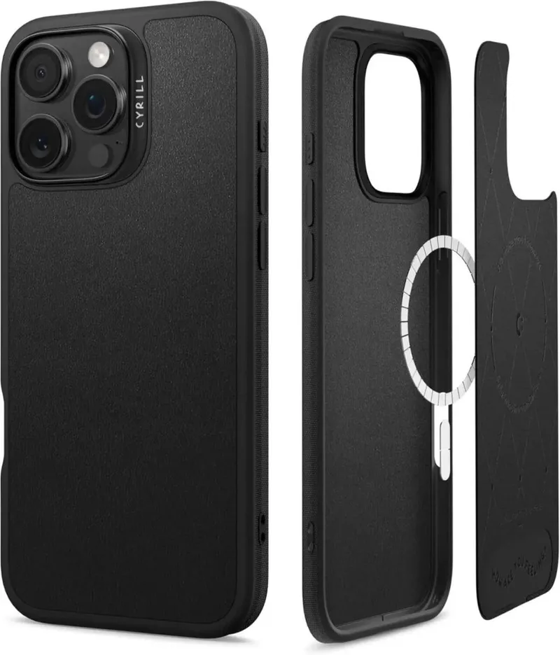 Cyrill Kajuk Apple iPhone 16 Pro Max Hoesje MagSafe Back Cover by Spigen in Black – product photo